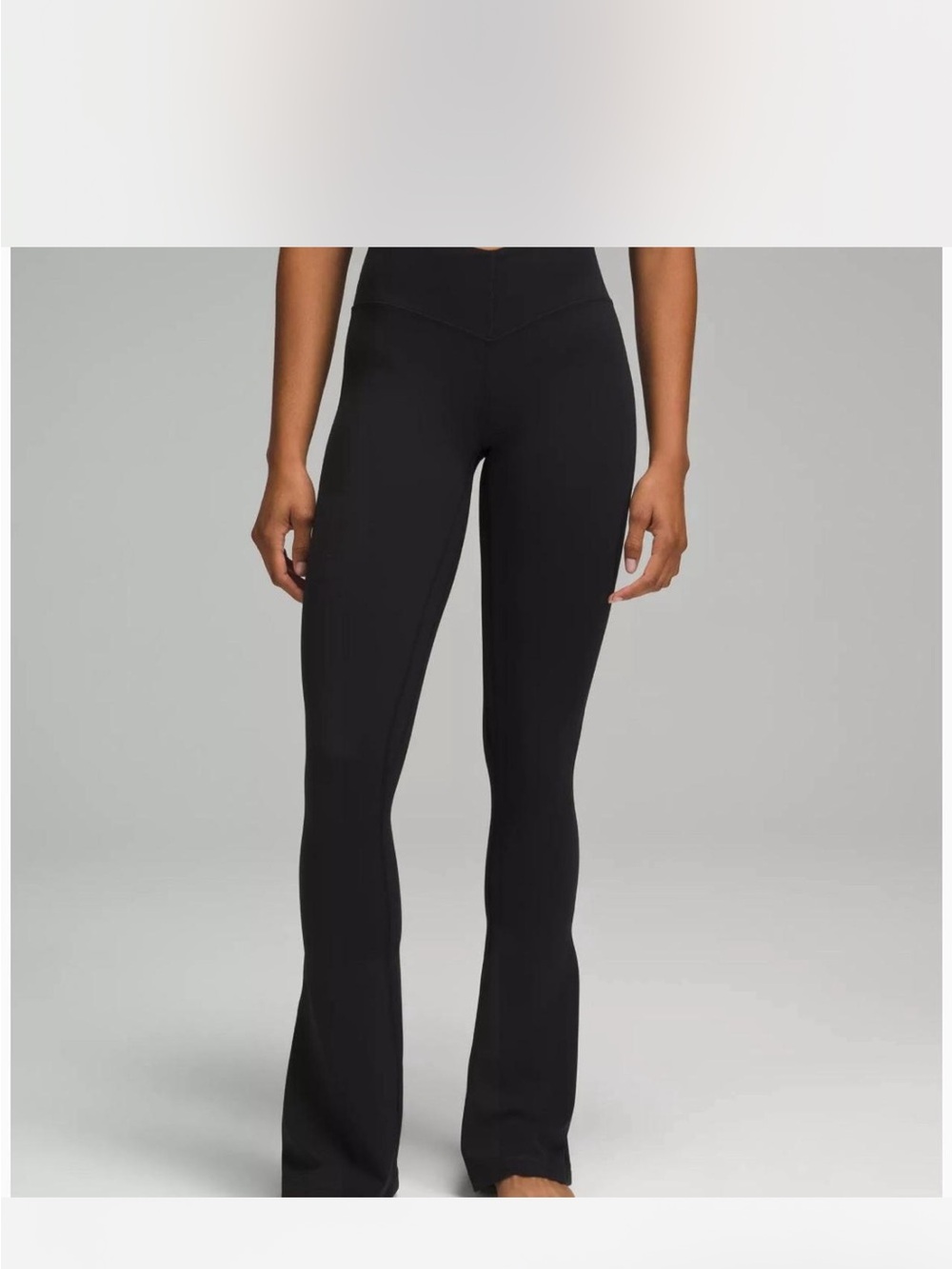 lululemon athletica Black Bootcut Yoga Pants